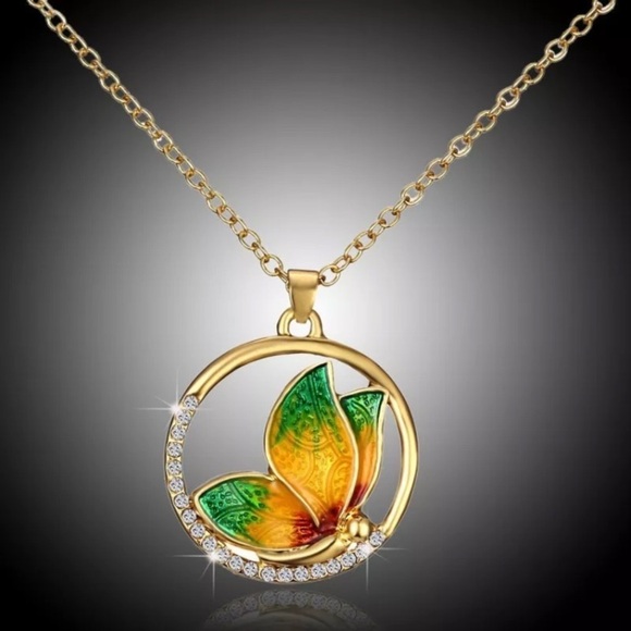 Jewelry - Green Fashion Butterfly Necklace